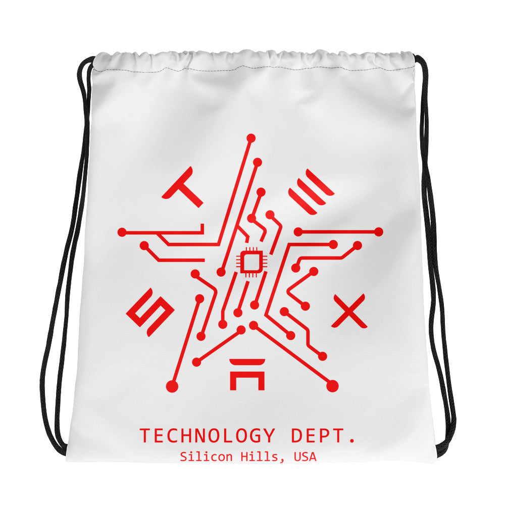 Texas Tech Red Star Drawstring bag