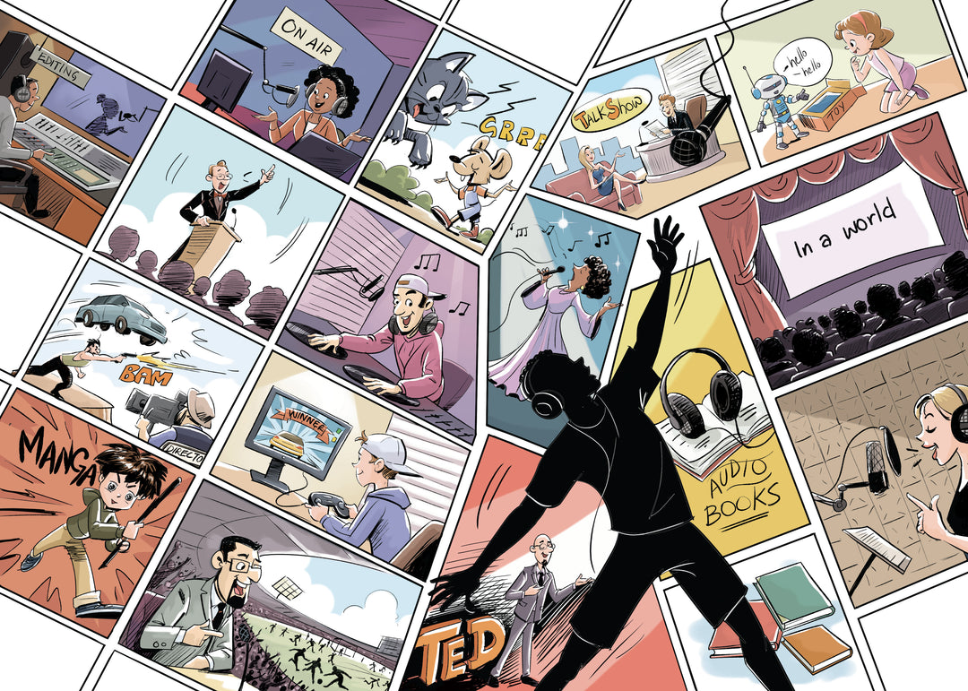 Ahhh, So You Want To Be A Voice Over Actor !? - Illustrated Book by Roberto V. Jolliffe III