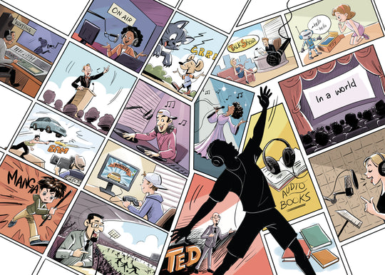 Ahhh, So You Want To Be A Voice Over Actor !? - Illustrated Book by Roberto V. Jolliffe III